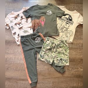 Jurassic World Kids Dino Tee & Jogger Set - Olive & Camouflage